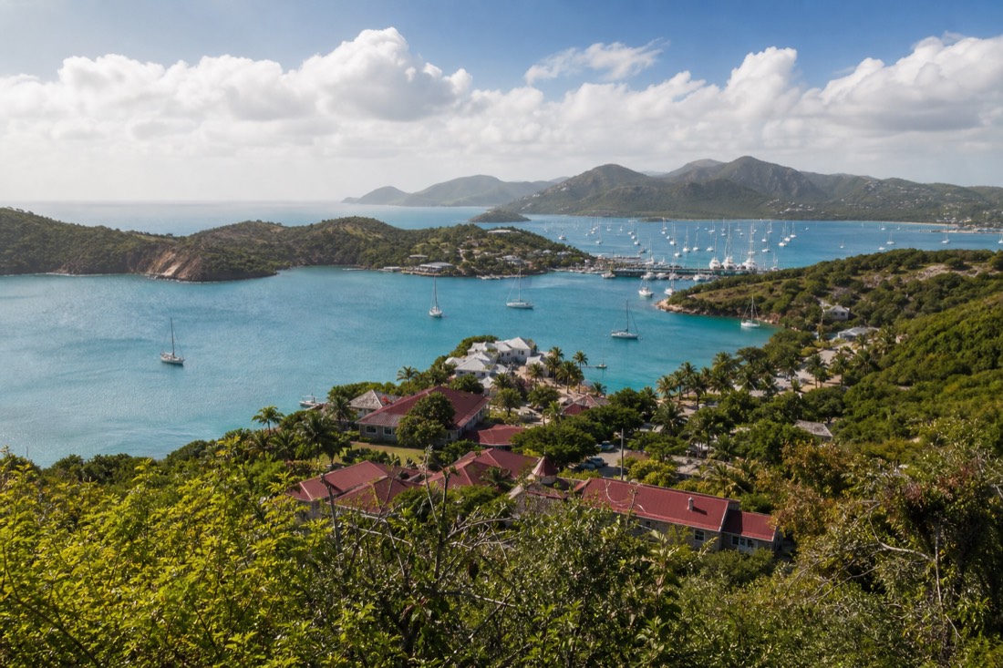 The restored Georgian dockyard at English Harbour