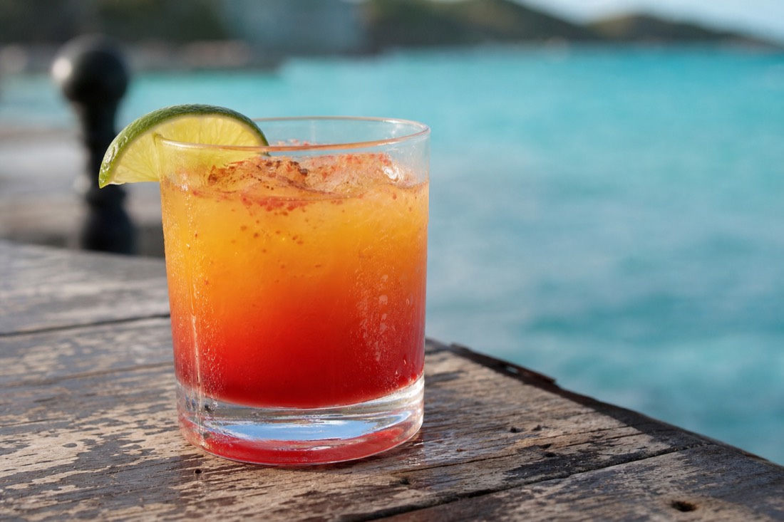 Antiguan rum punch, the island's signature pour